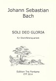 Soli Deo Gloria für 4 Blockflöten Partitur Soli Deo Gloria für 4 Blockflöten Partitur