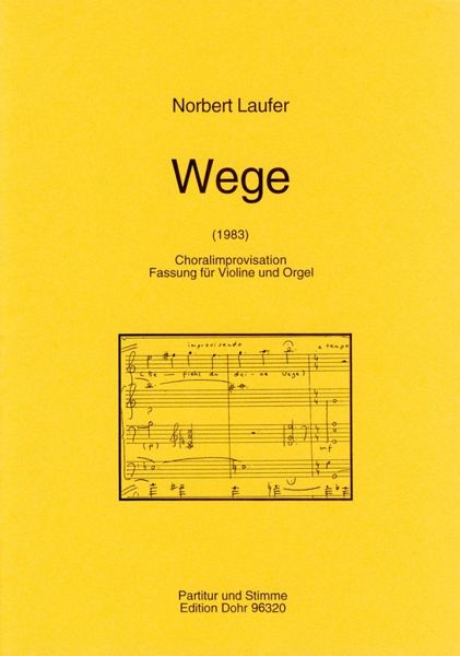 Wege für Violine und Klavier Wege für Violine und Klavier