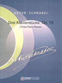 Cover 3 Klavierstücke op.15