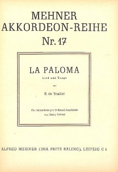 Cover La Paloma für Akkordeon
