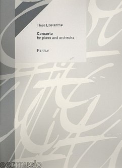 Cover Concerto (1996) for piano and orchestra score