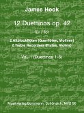 12 Duettinos op.42 Band 1 (Nr.1-6) für 2 Altblockflöten (Flöten, Violinen) Spielpartitur 12 Duettinos op.42 Band 1 (Nr.1-6) für 2 Altblockflöten (Flöten, Violinen) Spielpartitur