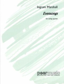 Cover Evensongs for string quartet score and parts