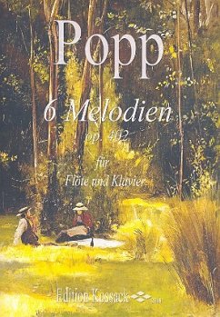 Cover 6 Melodien op.402 für Flöte und Klavier