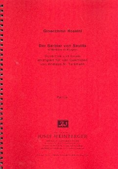 Cover Der Barbier von Sevilla für 4 Flöten Partitur und Stimmen