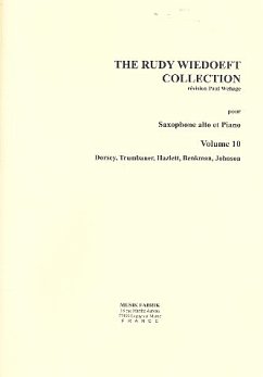 Cover The Rudy Wiedoeft Collection vol.10 for alto saxophone and piano