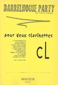 Barrelhouse Party Duets for clarinets