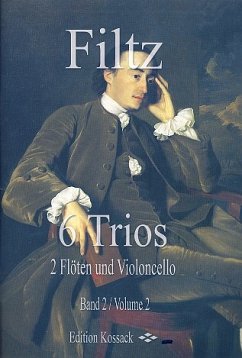 Cover 6 Trios Band 2 für 2 Flöten und Violoncello Partitur und Stimmen