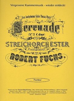 Cover Serenade C-Dur Nr.2 op.14 für Streichorchester Partitur