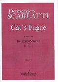 Cat's Fugue L499 for 4 saxophones (SATB) score and parts Cat's Fugue L499 for 4 saxophones (SATB) score and parts