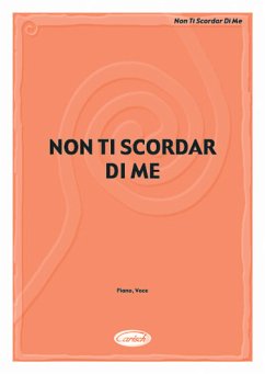 Cover Non ti scordar di me: for piano/vocal/guitar