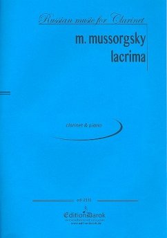 Lacrima for clarinet and piano