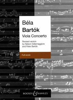 Cover Konzert op. posth. für Viola und Orchester Partitur