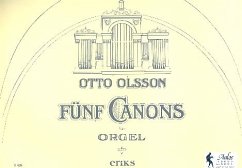 5 Kanons op.18 für Orgel