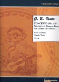 Concerto no.18 for Violin and Orchestra for guitar solo, 2 violins, viola and cello score and parts