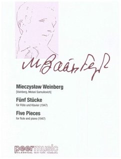 Cover 5 Stücke für Flöte und Klavier