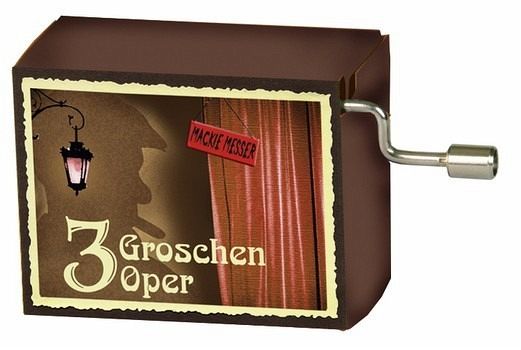 Spieluhr Mackie Messer mit Holz-Resonanzboden Spieluhr Mackie Messer mit Holz-Resonanzboden