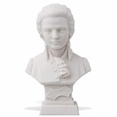 Büste Mozart 11 cm Alabaster (Verpackungseinheit 3 Stück)