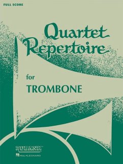 Cover Quartet Repertoire for Trombone for 4 trombones (2 trombones, baritone, tuba) score