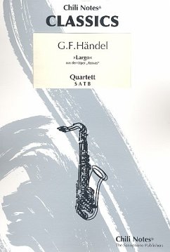 Cover Largo für 4 Saxophone (SATBar) Partitur und Stimmen