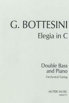 Cover Giovanni Bottesini Elegia (Orchestral Tuning) double bass & piano