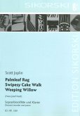 Palmleaf Rag, Swipesy Cake Walk, Weeping Willow für Sopranblockflöte und Klavier