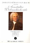 Arnstädter Weihnachtschoräle für Blechbläserquintett Partitur und Stimmen Arnstädter Weihnachtschoräle für Blechbläserquintett Partitur und Stimmen