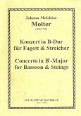 Konzert B-Dur für Fagott und Streicher Partitur und Streicherset (4-4-3-3) Konzert B-Dur für Fagott und Streicher Partitur und Streicherset (4-4-3-3)