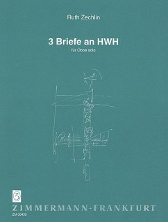 Cover 3 Briefe an HWH für Oboe solo