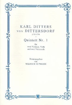 Quintett Nr.1 für 2 Violinen, Viola und 2 Violoncelli Partitur