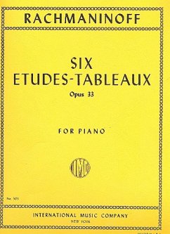 Cover 6 Etudes-tableaux op.33 for piano