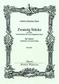 Cover 20 Stücke aus dem Notenbuch für A. M. Bach für Gitarre
