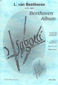 Cover Beethoven Album für 4 Fagotte Partitur und Stimmen