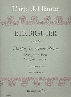 Cover Duette für 2 Flöten op.72 (Auswahl) Spielpartitur