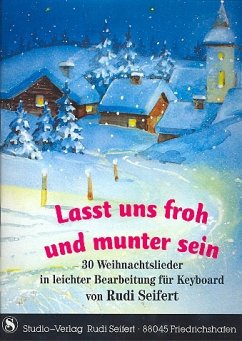 Cover Laßt uns froh und munter sein 30 Weihnachtslieder in leichter Bearbeitung für Keyboard