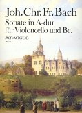 Sonate A-Dur für Violoncello und Bc