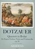 Quartett B-Dur op.36 für Fagott, Violine, Viola und Violoncello Partitur und Stimmen Quartett B-Dur op.36 für Fagott, Violine, Viola und Violoncello Partitur und Stimmen