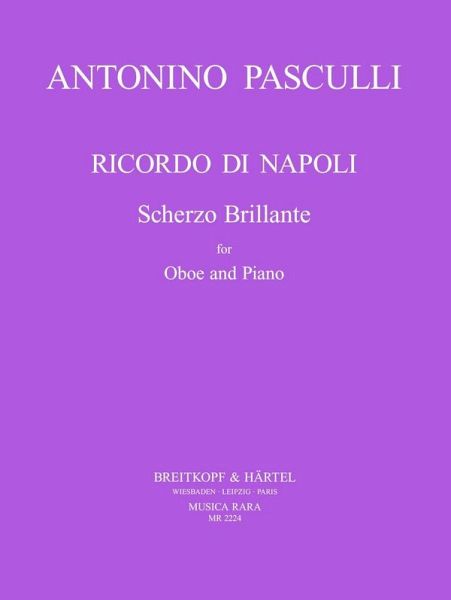 Ricordo di Napoli Scherzo Brillante für Oboe und Klavier