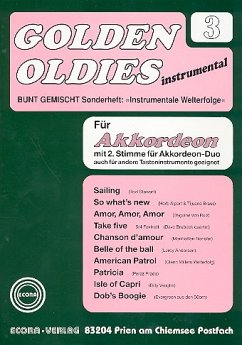 Cover Golden Oldies Band 3 für Akkordeon Solo, Duo oder andere Tasteninstrumente