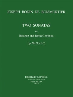 Cover 2 Sonaten op.50 für Fagott und Bc