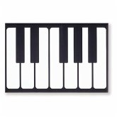 Magnet Tastatur Schwarz - 5,3x7,8cm (Verpackungseinheit 5 Stück)