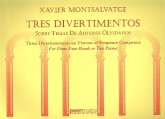 3 Divertimentos sobre temas de autores olvidados for piano 4 hands (2 pianos) score 3 Divertimentos sobre temas de autores olvidados for piano 4 hands (2 pianos) score