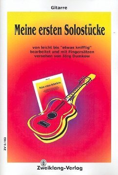 Cover Meine ersten Solostücke für Gitarre