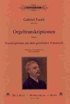 Cover Orgeltranskriptionen Band 1 aus dem geistlichen Vokalwerk