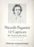 12 Capricen aus op.1 für Violoncello