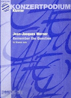 Cover Remember the Question für Klavier