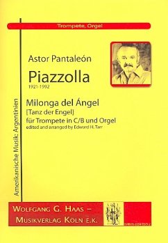 Cover Milonga del Angél für Trompete und Orgel