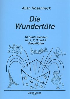 Cover Die Wundertüte für 1-4 Blockflöten (S, SS, SAT, AATB, SATB) Partitur