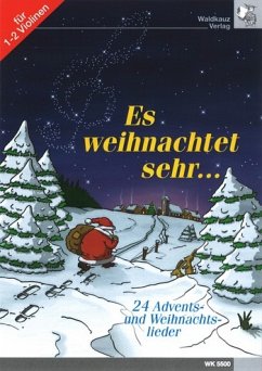 Cover Es weihnachtet sehr für 1-2 Violinen Spielpartitur