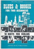 Blues and Boogie for two 10 duets for 2 violins score